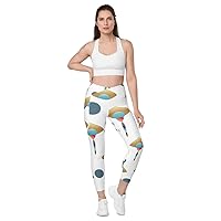 MD Abstractical No 167 Crossover Leggings with Pockets