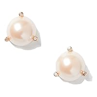Kate Spade New York Rise and Shine Pearl Studs (Rose Gold/Blush)
