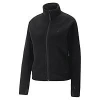 Puma Womens Seasons Fleece Jacket Running Athletic Outerwear Fleece - Black