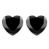 4.53 Cts EGL USA Certified AA Heart Brilliant Matched (2 pcs) Loose Black Diamonds