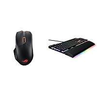 ROG Chakram X Origin Gaming Mouse and ASUS ROG Strix Flare II Animate 100% RGB Gaming Keyboard Bundle