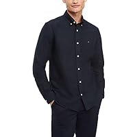 Tommy Hilfiger Men's Long Sleeve Button Down Oxford Shirt in Regular Fit