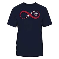 FanPrint Liberty Flames - Infinity Love University Logo Heart Pattern Gift T-Shirt