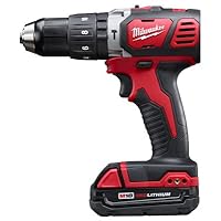 Milwaukee 2607-22CT 0.5 in. M18 Cordless Compact Hammer Drill Driver Kit