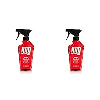 Bod Man Fragrance Body Spray, Most Wanted, 8 fl oz (Pack of 2)