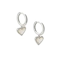 Kendra Scott Ari Heart Huggie Earrings for Women, Fashion Jewelry