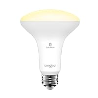 Light Bulb, BR30, S1 Smart Flood Light Bulb that Work with Alexa, Dimmable Led Lights, E26, Warm Light Bulbs, 65W Equivalent, No Hub Required, Soft White (2700k), 1-Pack