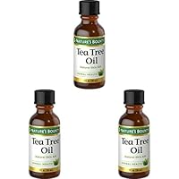 Nature's Bounty Tea Tree Oil Herbal Health Oil, Supports Skin Health, 1 Fl oz (Pack of 3)