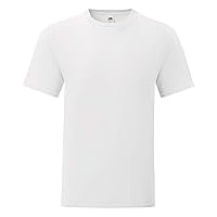 Fruit of the Loom Mens Iconic T-Shirt (XL) (White)
