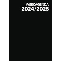 Weekagenda 2024 2025: 1 week op 2 pagina's, Groot A4-formaat, 12 Maanden, Verticale Presentatie, in het Nederlands (Dutch Edition)
