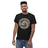 Motorcycles Parts and Accessories Custom Engine Club Motorbike Lovers Trendy Tee High-Speed Rider RaceCotton T-Shirt