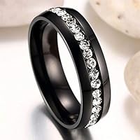Men/Women's Fashion Jewelry Titanium Steel Engagement Bands Wedding Ring Sz 5-13 (6)
