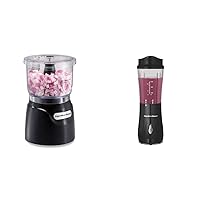 Hamilton Beach Electric Vegetable Chopper & Blender for Shakes and Smoothies