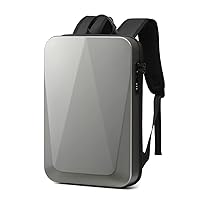 Anti Theft Hard Shell Business Backpack,Waterproof Travel Backpack, USB 15.6 Inch Laptop Backpack for Men (Glod, Regular)