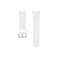 Samsung Sport Band for Galaxy Watch4 & Later - White (20mm) Small/Medium (S/M)