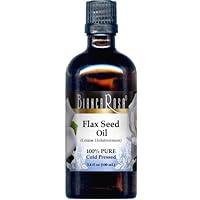 Flax Seed Oil - 100% Pure, Cold Pressed (3.40 fl oz, ZIN: 428134) - 2 Pack