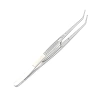 Dental Cotton and Dressing Pliers SELF-Locking GROOVED Tips.