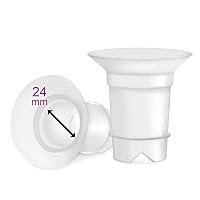 Maymom Flange Inserts 24 mm for Spectra 28 mm Hands Free Collection Cup. 2pc/Each