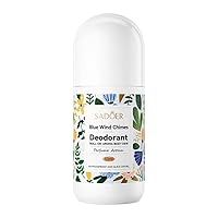 Antiperspirant Lotion SADOER Blue Wind Chime Rose Pink Encounters Beaded Fragrance Body Fluid Rolling Beads Portable Fragrant Floral FragranceA refreshing summer (Blue Wind Chime(six bottles))