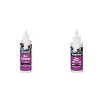 Ear Cleanse for Dogs - Ear Cleaner & Deodorizer - 8 oz, White, 8-oz Bottle & Eye Rinse for Dogs - Gentle Formula to Soothe Irritated Eyes and Prevent Tear Stains - 4 oz