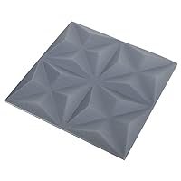 vidaXL 3D Wall Panels-Trendy Origami Gray, 24 pcs, 19.7