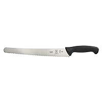Mercer Culinary M23213 Millenia Black Handle, 12-Inch Wavy Edge, Brisket Knife