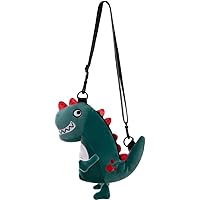 Cartoon Dinosaur Shoulder Bag Handbags for Girls 3d Dinosaur Purse Bags Crossbody Wallet Messenger Bag for Women