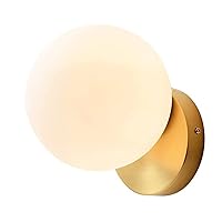Wall Light Sconce, Led Modern Copper Wall Lamp, Indoor Decoration Wall Lights Lighting Fixtures for Bedroom Bedside Living Room Stairs Walkway Corridor，Reading Light Lámpara De Pared
