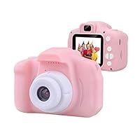 Kids Camera, Camcorder 2.0 Inch IPS Screen with 32GB Card, HD Digital Video Camera for Kids (Pink)
