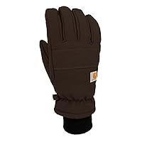 Carhartt Men's Insulated Duck Synthetic Leather Knit Cuff Glove