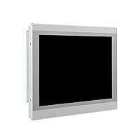 HUNSN 13.3 Inch TFT LED Industrial Panel PC, High Temperature 5-Wire Resistive Touch Screen, Intel 4th Core I3, Windows 11 or Linux Ubuntu, PW31, VGA, HDMI, LAN, 2 x COM, 4G RAM, 64G SSD