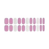 Semicured Gel Nail Stickers UV/LED Lamp Required 22 Gel Nail Polish Wraps Fashion Design Gel Nail Art Stickers For Women