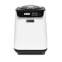 ICM-128WS Upright Automatic Ice Cream Maker 1.28 Quart Capacity with Built-in Compressor, no pre-freezing, LCD Digital Display, Timer, with Stainless Steel Bowl, White