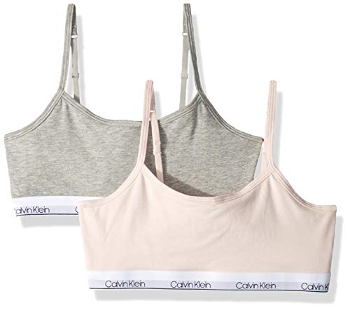 Mua Calvin Klein Girls' Cotton Training Bra Bralette with Adjustable  Straps, 2 Pack trên Amazon Mỹ chính hãng 2023 | Fado