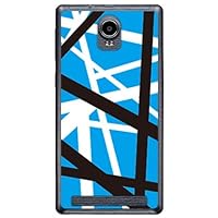 Second Skin Rock Homage Blue (Clear) / for Katana 02 FTJ152F/MVNO Smartphone (SIM Free Device) MFT52F-PCCL-201-Y017 MFT52F-PCCL-201-Y017