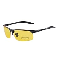 Polarized Night Vision Glasses for Men Women Driving, Reduce Glare and Enhance Vision, Rainy Safety Night Time Eyewear