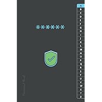 Password book: Alphabetical passwords logbook with ( tracking graph, passwords type strength table, pages of : Softwares activation keys, Sim card, Credit card, WiFi, Cryptocurrency…)