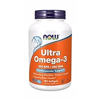 NOW Foods - Ultra Omega-3 500 EPA/250 DHA - 180 Softgels
