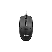 M20 Wired USB Gaming Mouse Anti-Skid Roller for Right or Left Hand Use Business Office Mouse Black