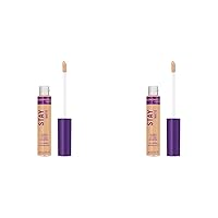 London Stay Matte - 92 Ivory - Concealer, 24-Hour Wear, Shine Control, Fights Free Radicals, 0.23oz (Pack of 2)