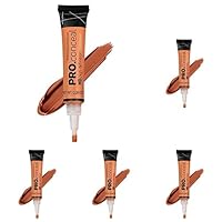 L.A. Girl Pro Conceal HD Concealer, Chestnut, 0.28 Ounce (Pack of 5)