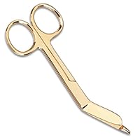 Prestige Medical Gold Plated Bandage Scissor, 4.5 Inch, 1.35 Ounce