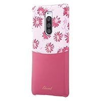 Inglem IN-RXP1EVC3/R Case, Open Leather Case, Floral Pattern, IC Card Compatible/Red