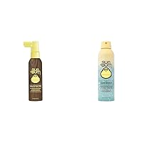 Sun Bum Original SPF 30 Sunscreen Scalp and Hair Mist 2 OZ and Cool Down Aloe Vera After Sun Care Spray 6 oz Bundle