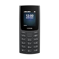 105 4G | Dual SIM | GSM Unlocked Mobile Phone | Volte | Charcoal | International Version | Not AT&T/Cricket/Verizon Compatible