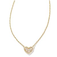 Kendra Scott Ari Pave Crystal Heart Necklace, Fashion Jewelry For Women