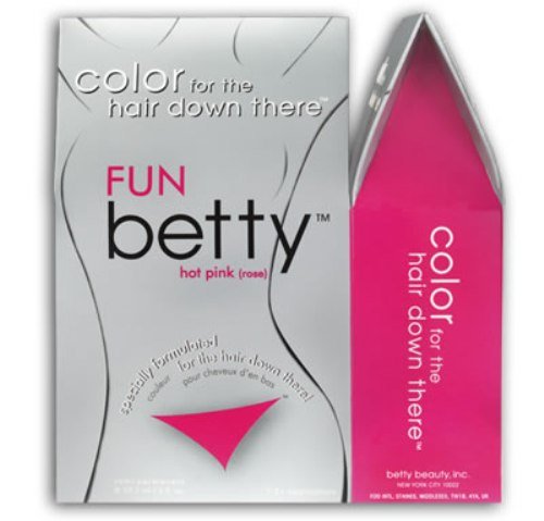 Betty Beauty Fun (Hot Pink) Betty - Color For The Hair Down There Hair Coloring Kit