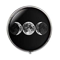 Triple Moon Witches - Moon Goddess Pill Box - Mystic Pill Box - Glass Candy Box