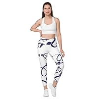 MD Abstractical No 276 Crossover Leggings with Pockets