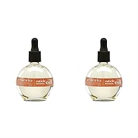 Cuccio Naturale Revitalizing - Hydrating Oil For Repaired Cuticles Overnight - Remedy For Damaged Skin And Thin Nails - Paraben And Cruelty-Free Formula - Vanilla Bean And Sugar - 2.5 Oz (Pack of 2)